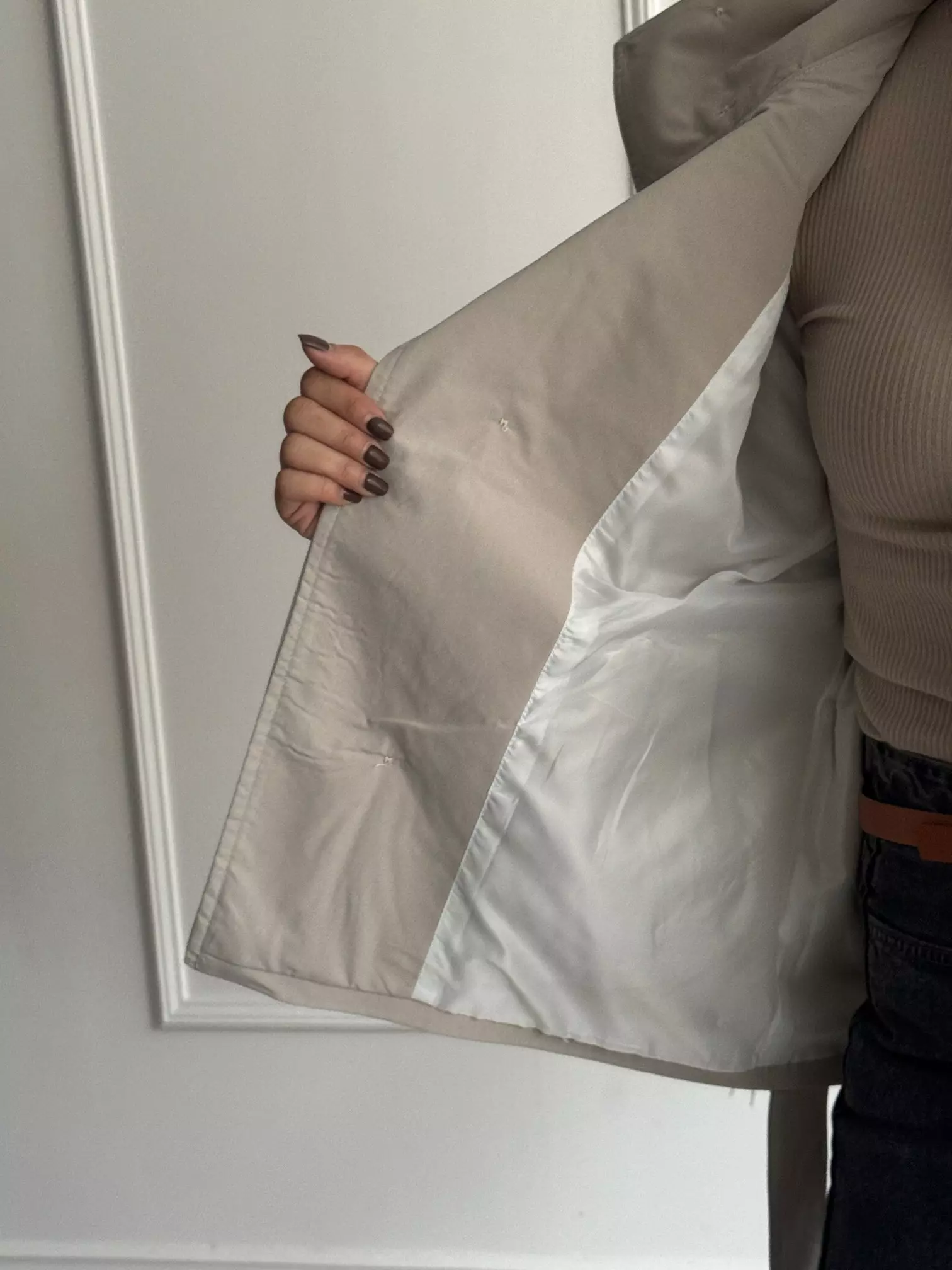 بارانی آستردار نینا